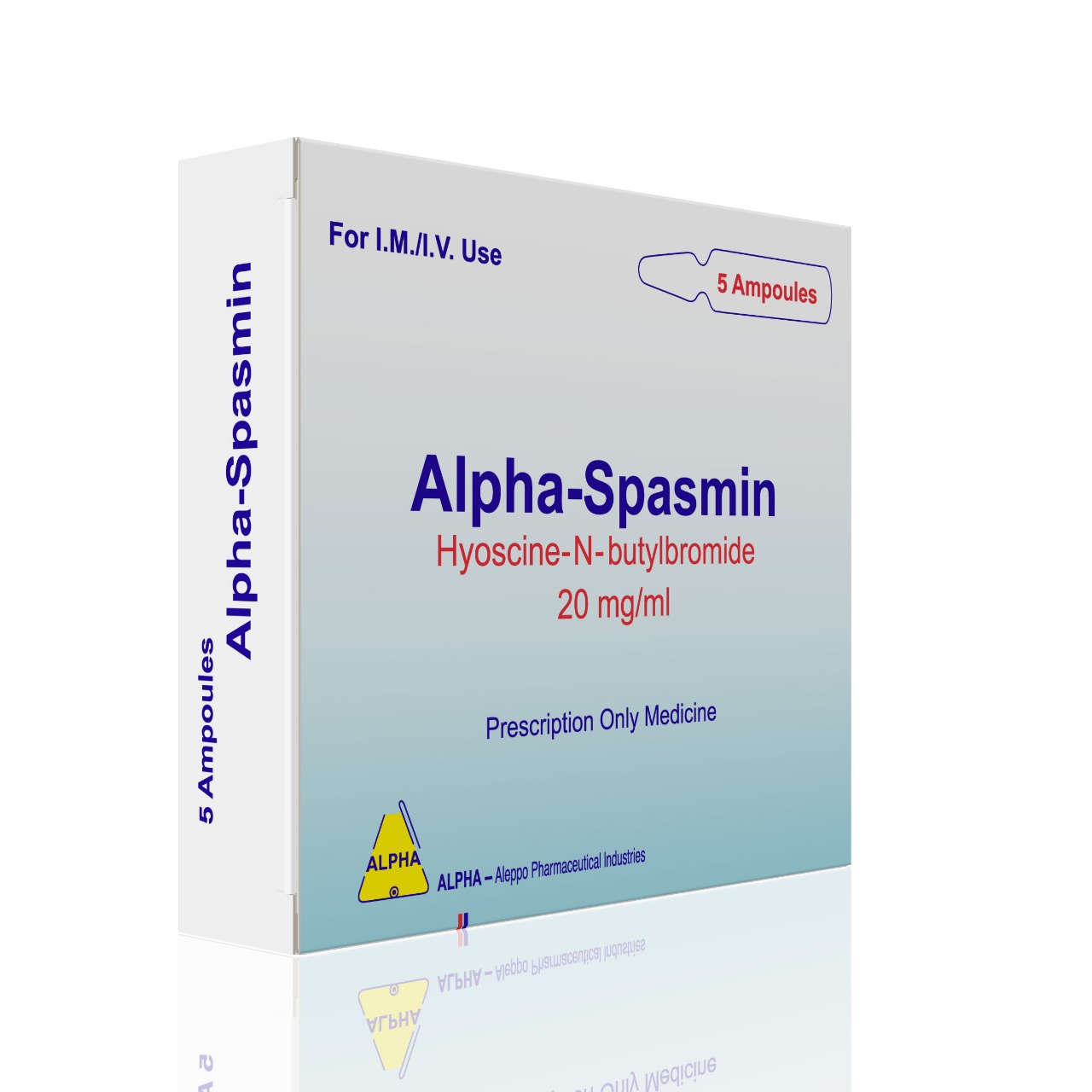 Alpha-Spasmin(Hyoscine) - 5amp